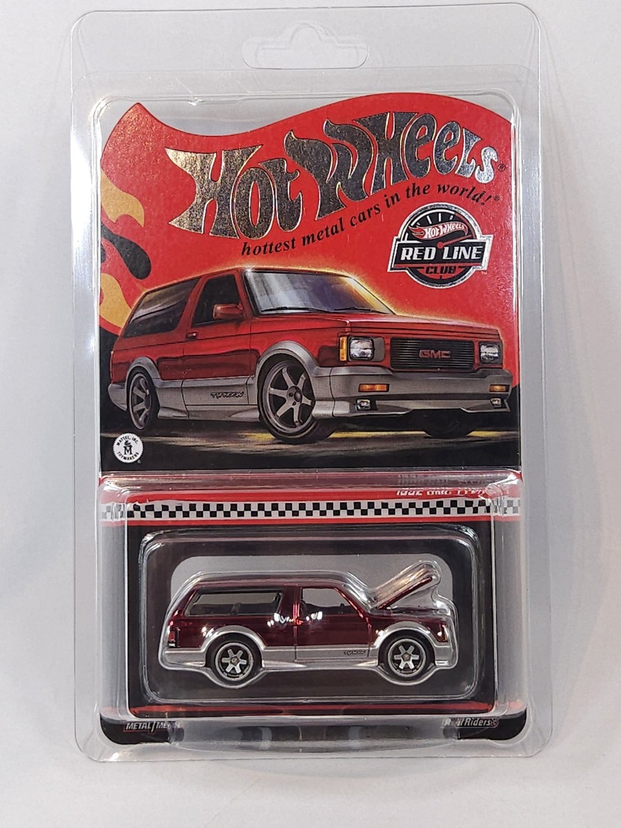 Hot Wheels RLC Collectors 1992 GMC Typhoon Spectraflame Red Real