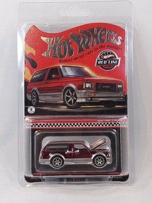 Hot Wheels RLC Collectors 1992 GMC Typhoon Spectraflame Red Real