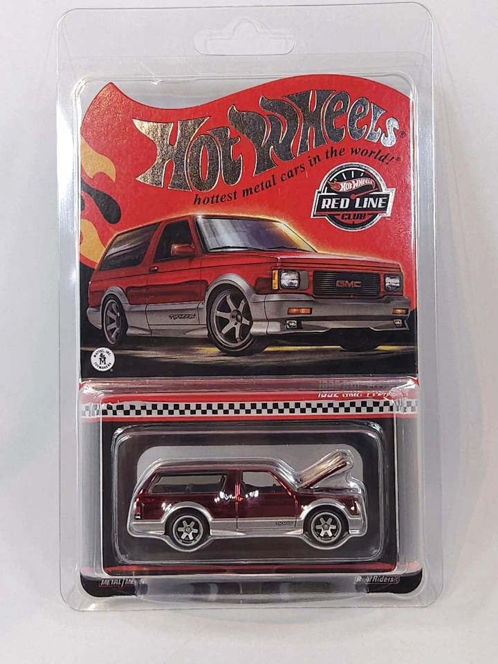 Hot Wheels RLC 1992 GMC Typhoon Spectraflame Red Real Riders 1:64 nuevo Foto 2 de 4