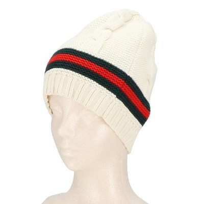 Gucci Knit Beanie Cap Sherry Line Größe M Damen Authentic