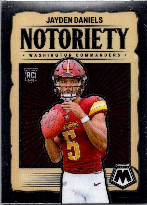 2024 Panini Mosaic - Notoriety Jayden Daniels #19 (RC)