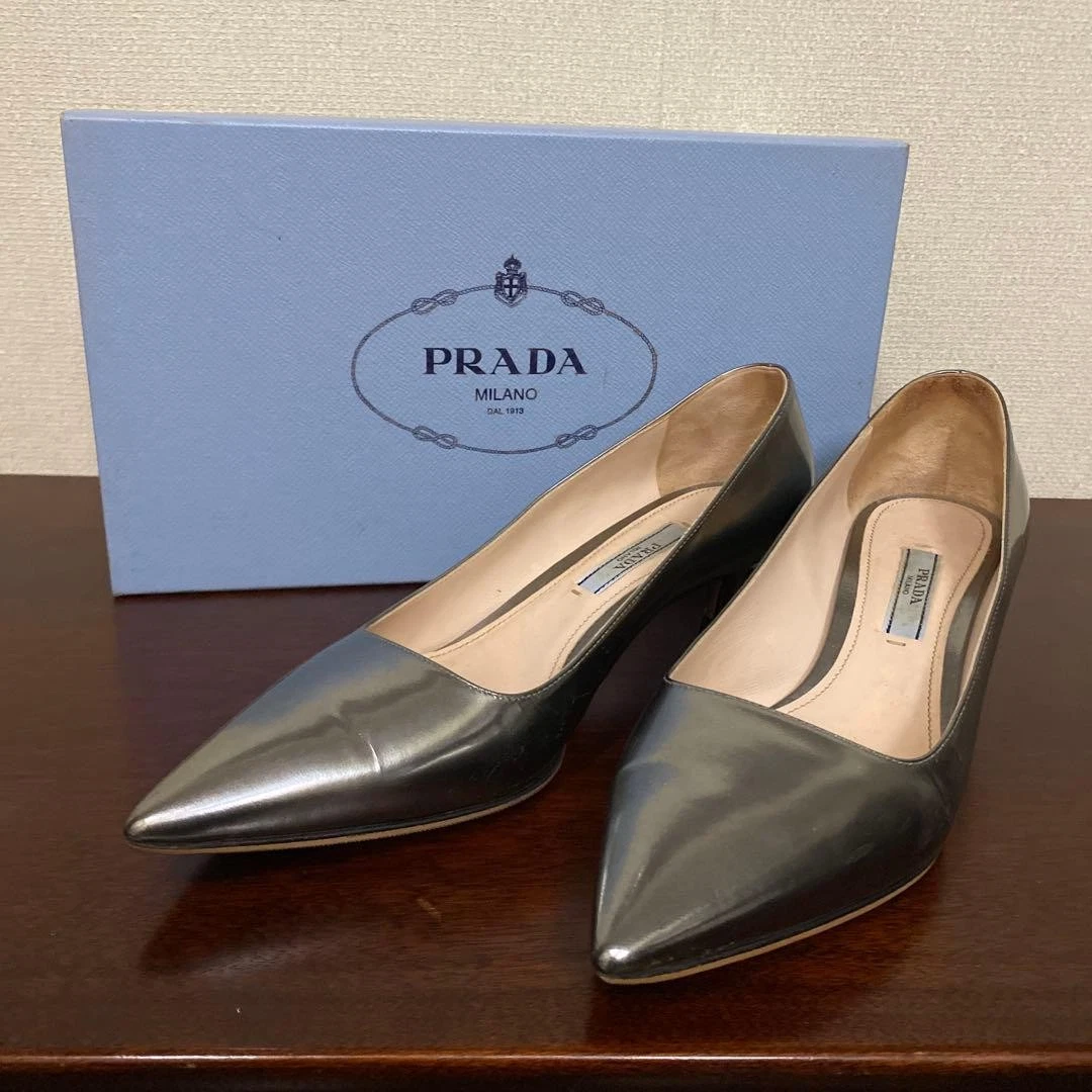PRADA Silver Heels for Women for sale | eBay
