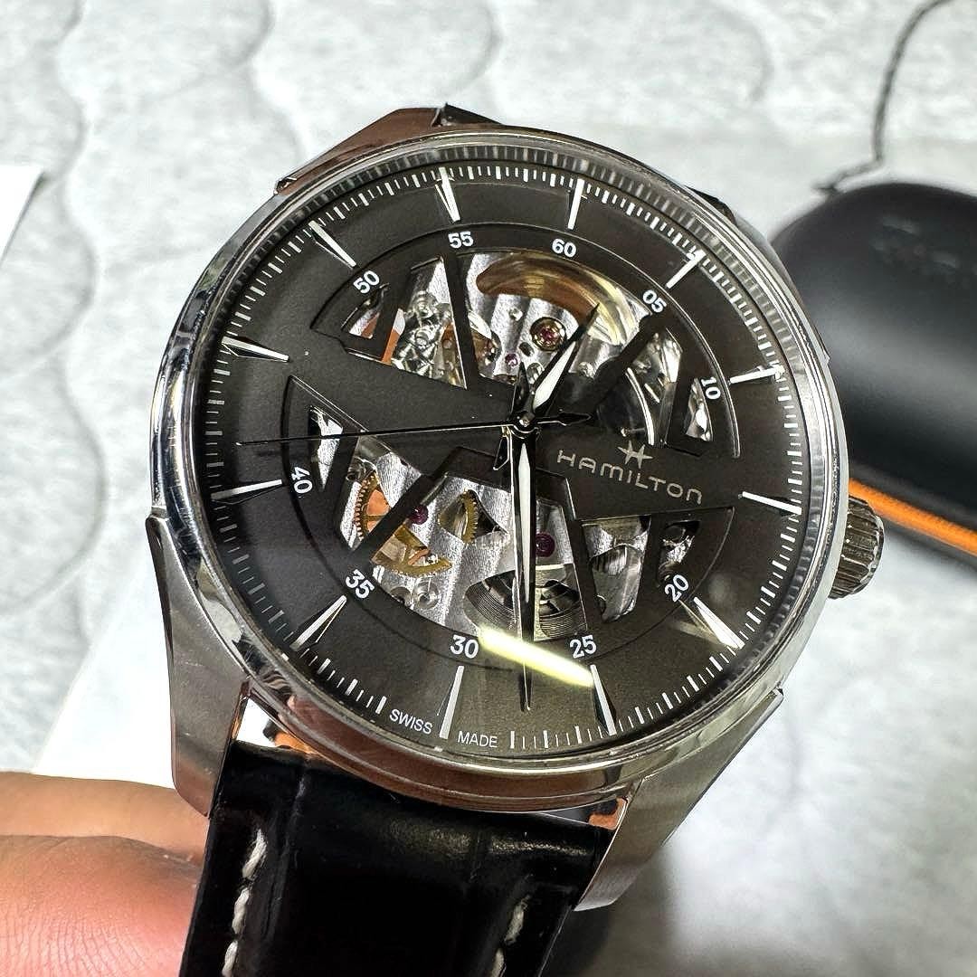 Hamilton Jazzmaster Skeleton Automatic Dress Watc… - image 4