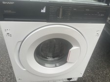 SHARP ES-NIH814BWA-EN Integrated 8 kg 1400 Washing Machine 