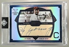 Cy Young 2025 Topps Transcendent #CYCS Gemstones Cut Auto 1/1