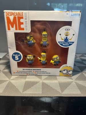 Despicable Me Minions 5er Set 3D Puzzle Radiergummis Geschenkset