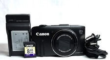 Canon PowerShot SX280 HS 12.1MP 20x Compact Camera Black Tested w/ SD Card