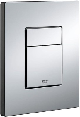 Grohe 38732000 Skate Cosmopolitan Actuation Plate, Starlight Chrome