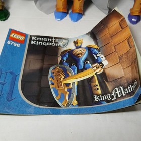 LEGO Knights Kingdom Sir Rascus (8793) King Mathias (8796) Sir Danju (8791)