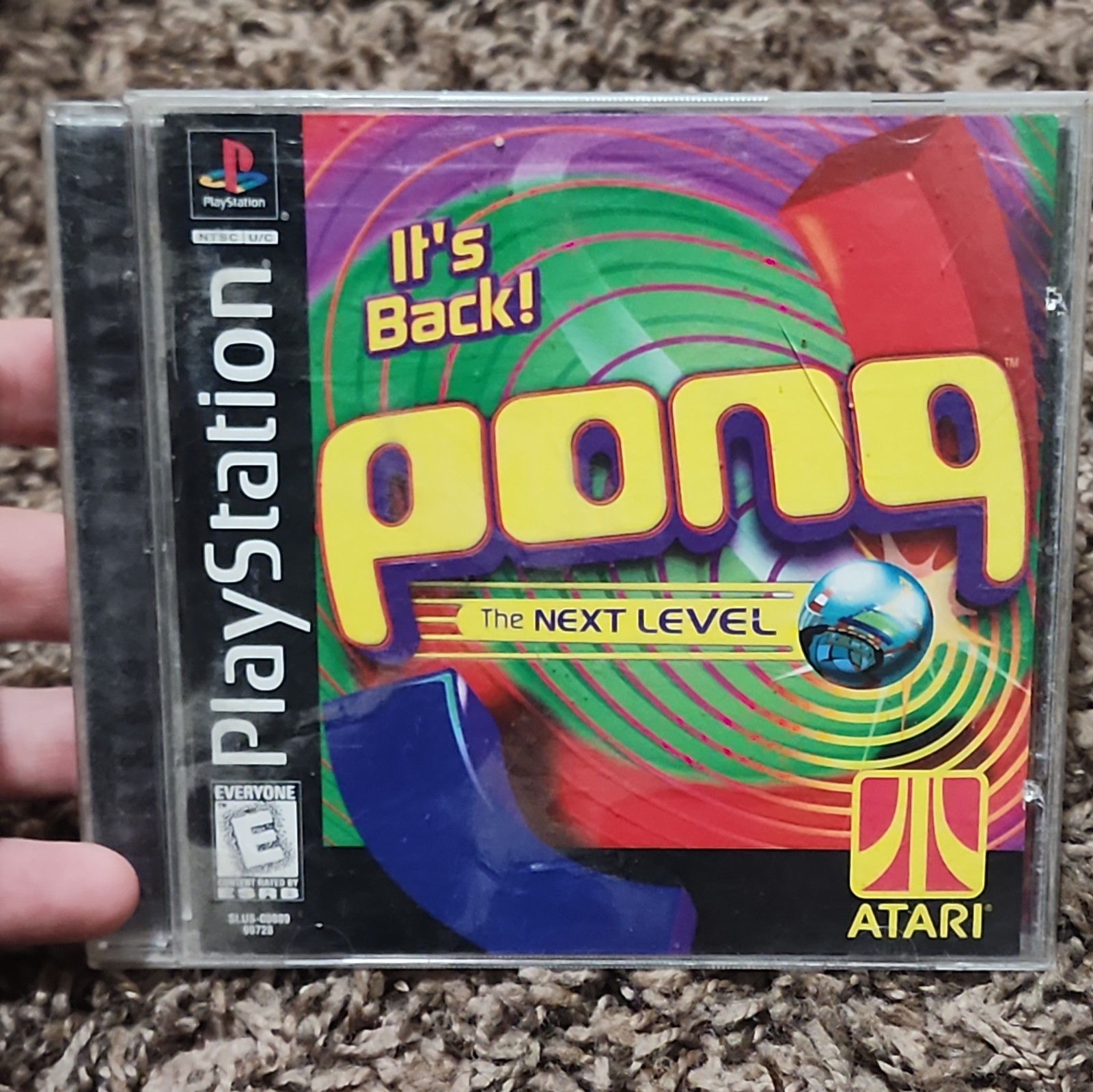 Pong: The Next Level (Sony PlayStation, PS1) CIB Black Label TESTED - WORKS