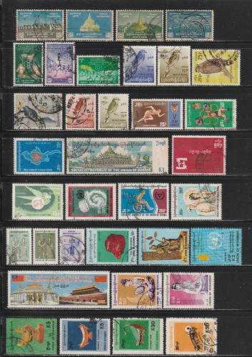 Burma, Birma, Myanmar, gestempelt / o / used Lot ex 1956 - 2006