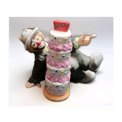 75th Birthday Clown Statue Diamond Jubilee Emmett Kelly 