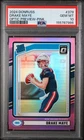 2024 Donruss #379 Drake Maye Optic Rated Rookies Preview Pink PSA 10