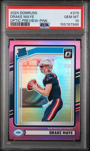 2024 Drake Maye [Pink Pandora Optic] #379