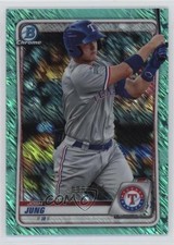2020 Bowman Chrome Prospects Aqua Shimmer Refractor /125 Josh Jung #BCP-113 05gv