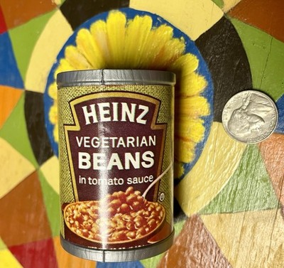 VTG Play Food HEINZ VEGETARIAN BEANS CAN 3D MAGNET HZVB6
