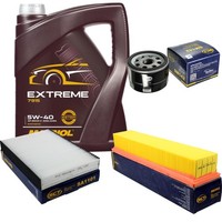 SCT Inspektionspaket 5L Mannol 5W-40 FüR Renault Kangoo 1.5 Dci Clio II Nissan