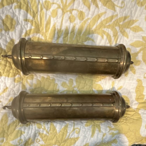 Gustav Becker Wall Clock Weights Set for P.L 116 Germany Vintage