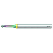 VHM-Radiuskopierfr&auml;ser DLC beschichtet 2x3mm Kugelfr&auml;ser Vollhartmetall