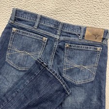 Wrangler 20X Jeans Mens 34x34 Blue Straight Leg Denim Mid Rise Western Cowboy