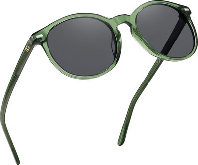 Sonnenbrille Damen Retro Polarisierte UV400 Schutz Vintage Acetat Rahmen