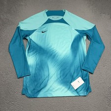 Nike ADV Gardien IV Camiseta Hombres Grande Fútbol Portero Camisa Azul Dri Fit DH7977