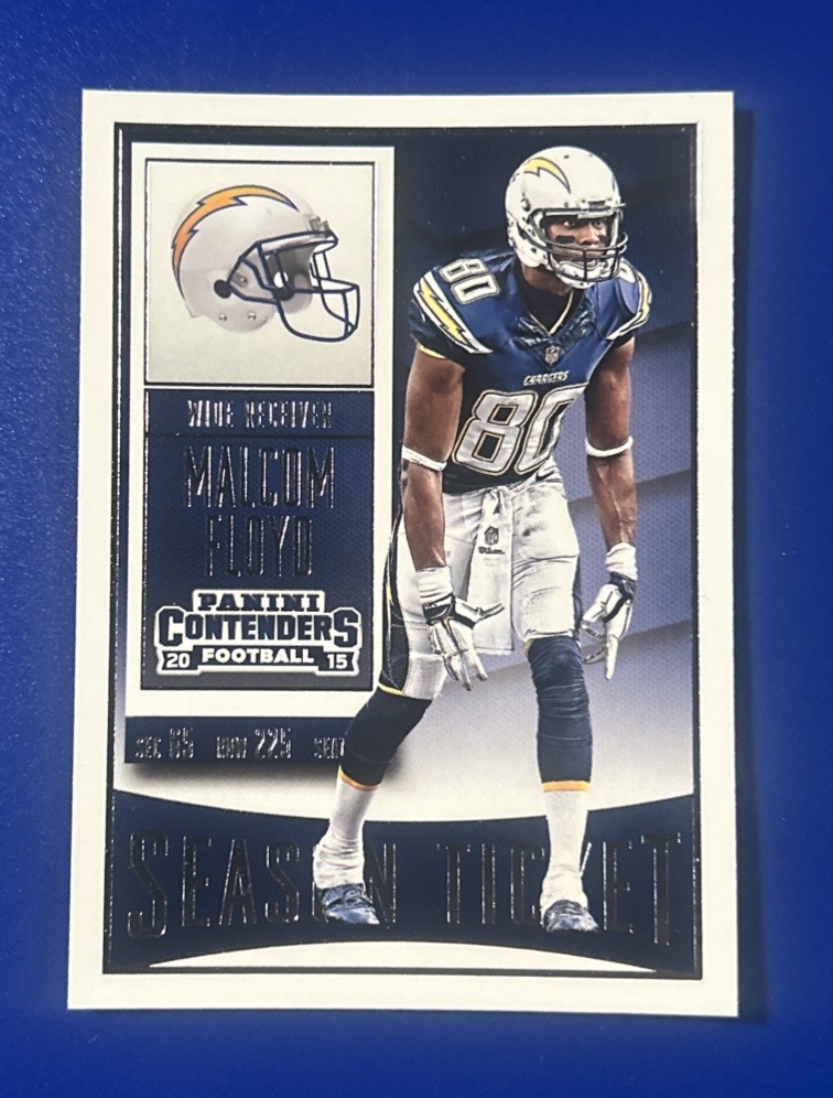 2015 Contenders Football Malcom Floyd San Diego Chargers #11