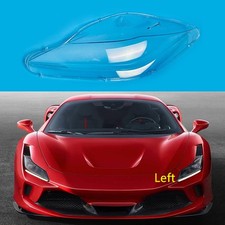 Left Headlight Lens Cover Replace For Ferrari F8 Tributo Spider 2019-2025