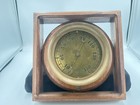 The Ashton Valve Co. Boston Mass 6" pressure gauge in custom wood frame mount — photo 3