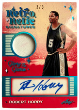 2025 Glory Of The Game Retro Holo Platinum Robert Horry Jersey Autograph #3/3
