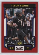 2023 Score Rookies Red Tiyon Evans #336 2xd