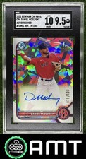 Daniel McElveny SGC 9.5 2022 Bowman Chrome 19/100 Prospect Auto Atomic Red Sox