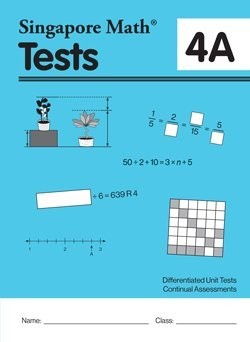 Singapore Math Common Core Tests 4A