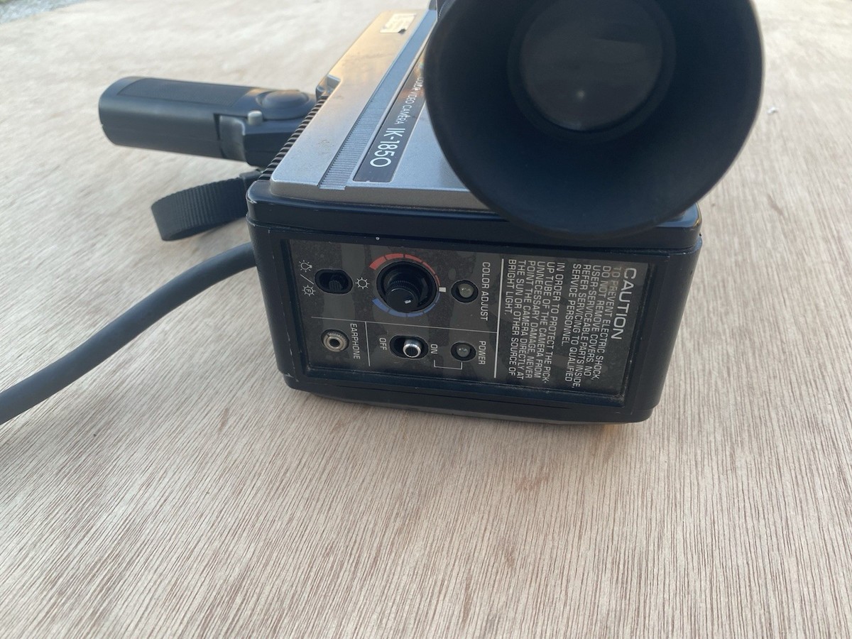 Vintage Toshiba Color Video Camera IK-1850 Untested | eBay