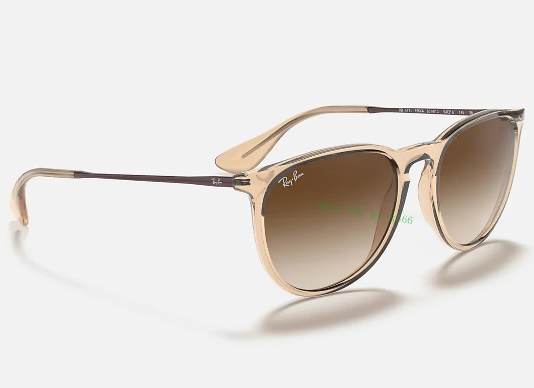 *New* Ray-Ban Erika RB4171 Sunglasses Brown Frame Gradient Lens UV400 Unise