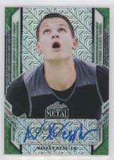 2021-22 Leaf Metal Portrait Auto Green Mojo 4/4 Walker Kessler #PA-WK1 Auto v9t