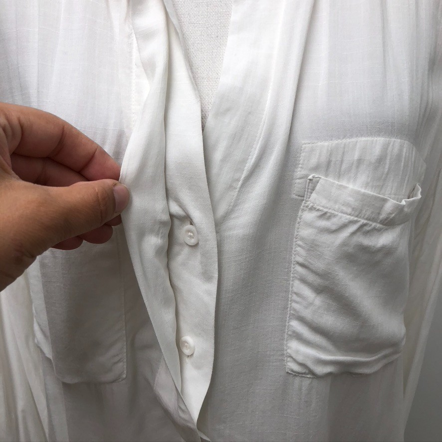 Bella Dahl Split Back Button Down Top Blouse Wome… - image 4