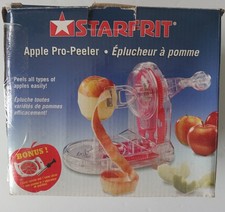 STARFRIT Apple Pro-Peeler, Apple Slicer, Core Ejector, Extra Blades in Box
