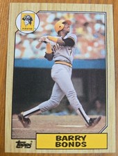 1987 Topps #320 Barry Bonds Rookie RC Pittsburgh Pirates (A2)