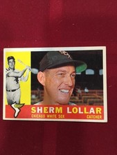 1960 Topps  Sherm Lollar #495 VG FREE SHIPPING