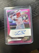 2020 Panini Prizm Rookie Autographs #RA-TB Tres Barrera Auto 1/50 Nationals