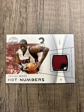 #/42 Dwyane Wade 2003-04 Flair Final Edition Hot Numbers Game Worn Jersey Patch