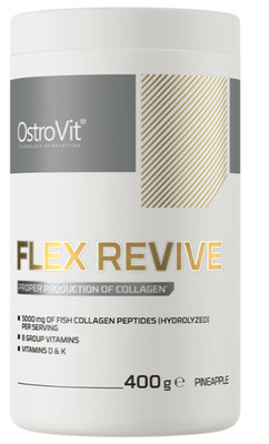 OstroVit Flex Revive Pulver Ananas 400 g Kollagen Magnesium Vitamin C