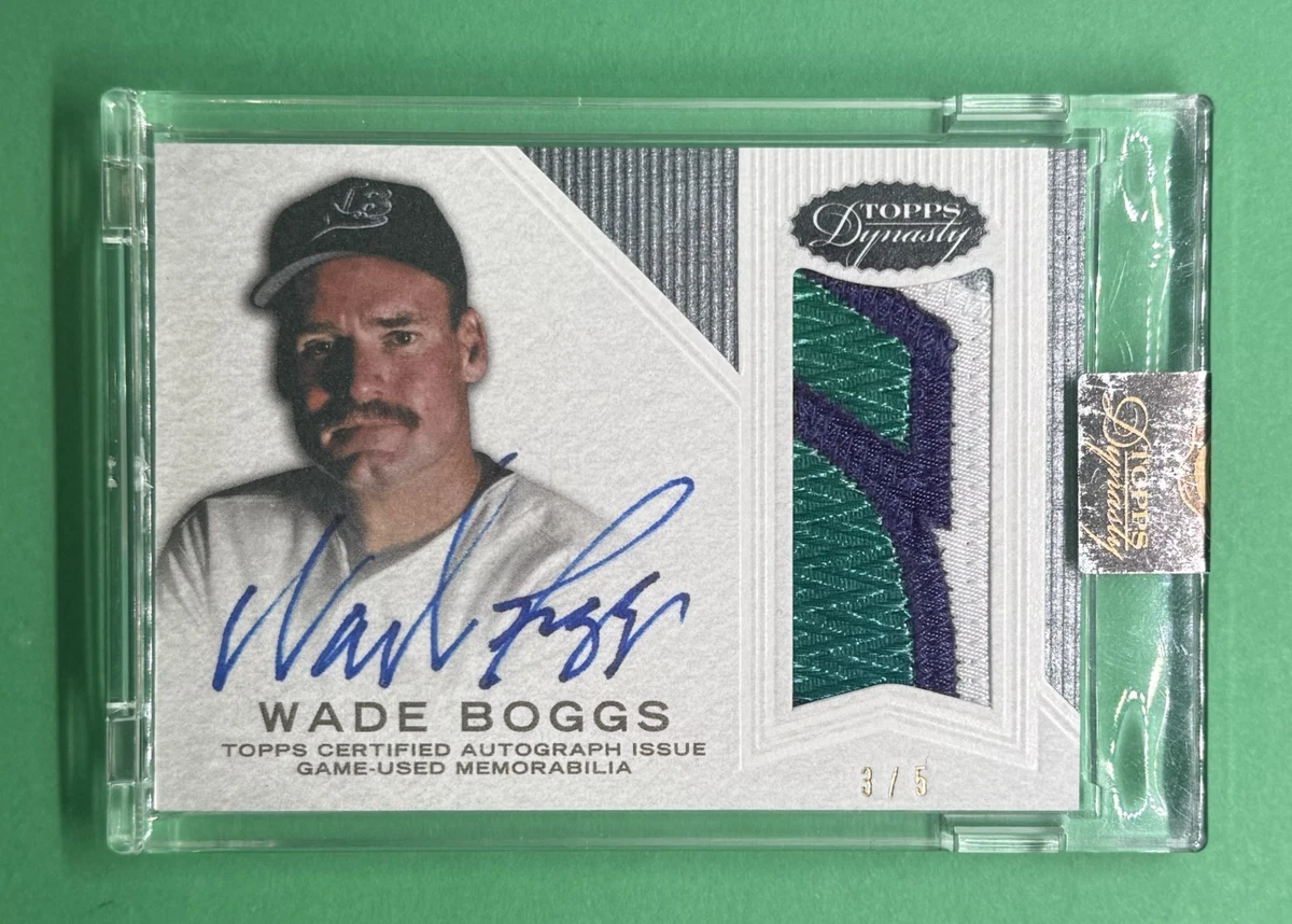 Wade Boggs Autograph Baseball Cards for sale | eBay