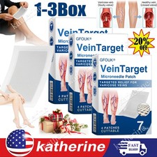 1-3BOX Vein Target Microdarts Patch, Professional Leg Varicose Veins Patch USA  
