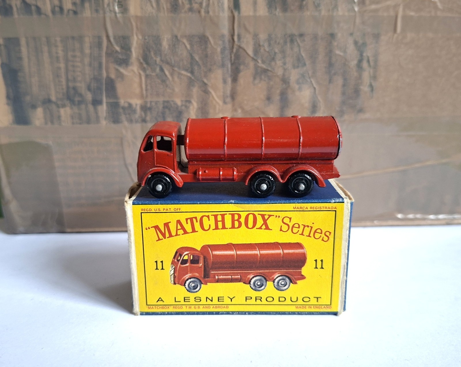 Matchbox 11b, ERF Petrol Tanker 'Esso' - Free Price Guide