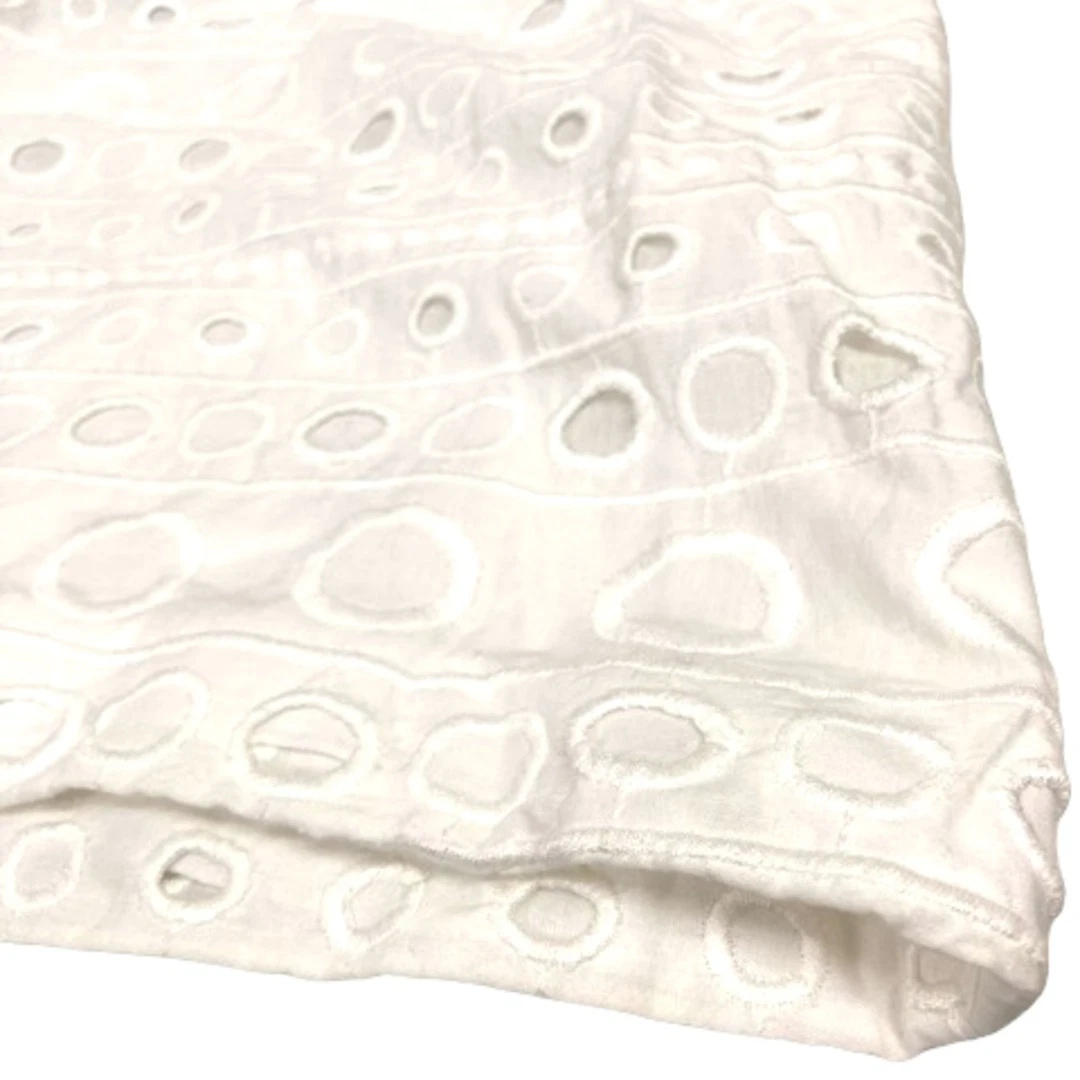 Moschino BOUTIQUE pezzo unico taglio pizzo ricamo manica corta ginocchio lunghezza 38