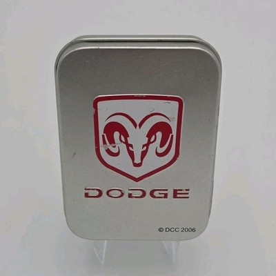 Zippo Dodge Ram Logo Lighter w/ Metal Tin Case, DCC 2006 Automobiles Theme