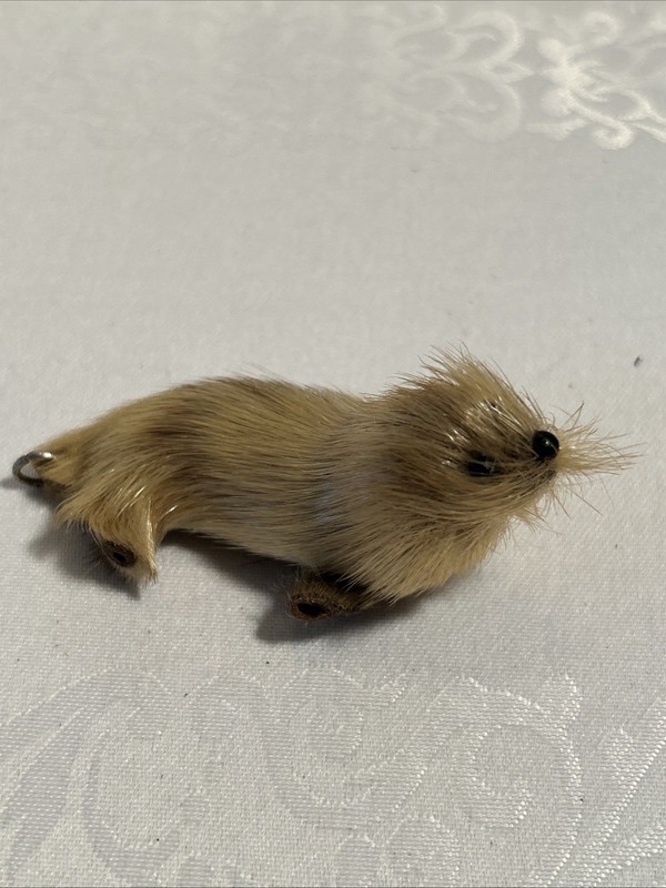 Seal Horsehair With Leather Feet Vintage