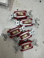 5-Pass & Seymour CSB20A 120/277VAC 3 WIRE  3 Way      5 Switches All Together